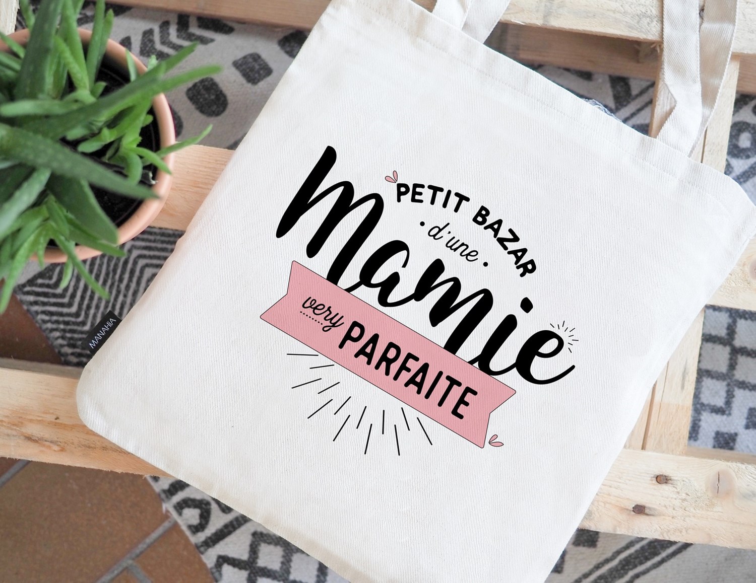 Sac personnalisé fete top des grand mere