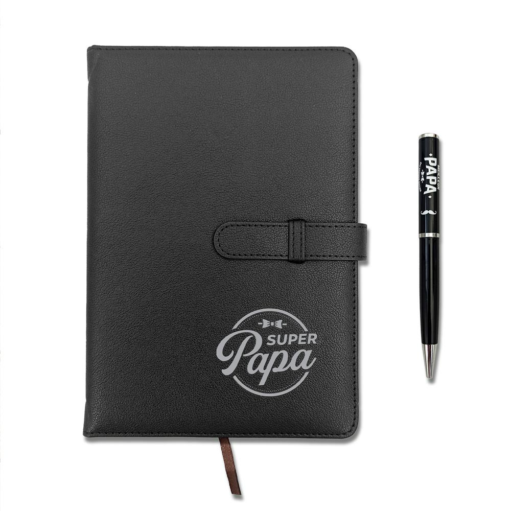 Coffret Carnet avec Stylo Papa