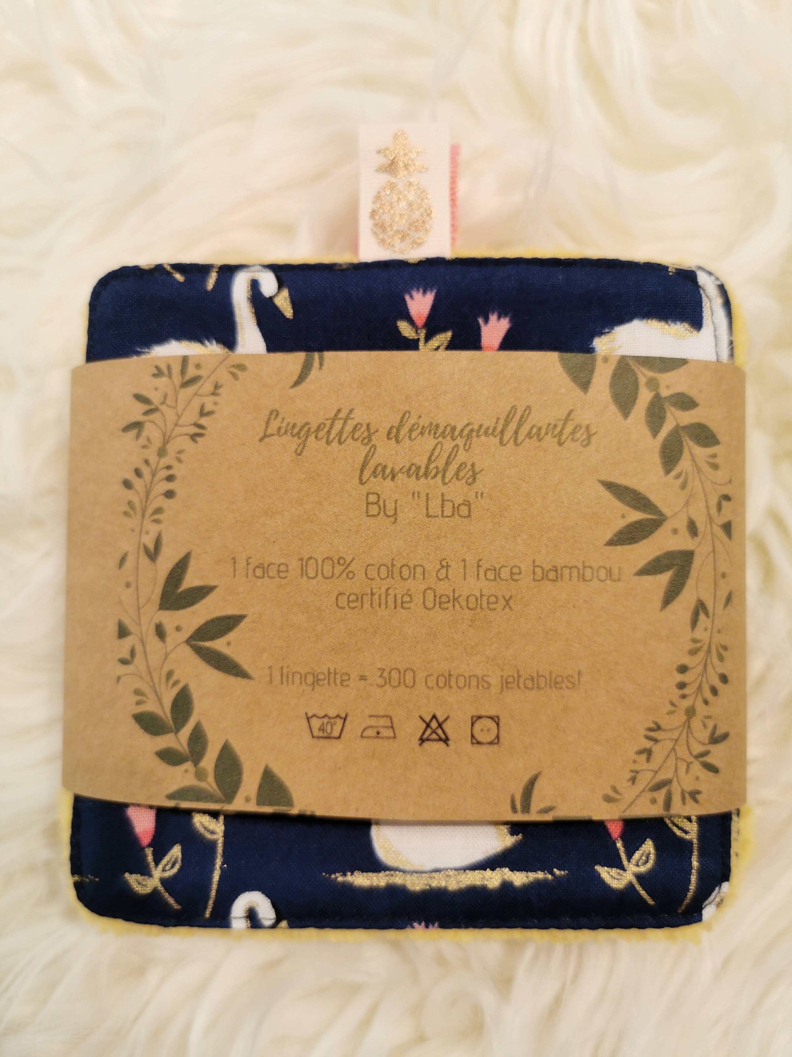 Kit 5 Lingettes Lavables Bambou Coton By Lba 14 Kit 5 Lingettes Lavables Bambou Coton By Lba 14