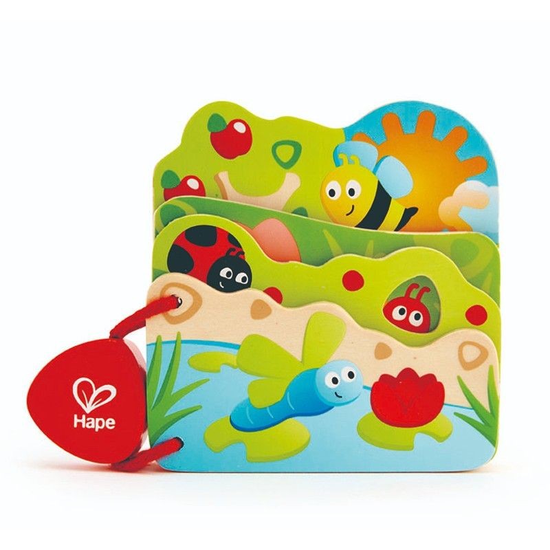 Livre Pour Bebes En Bois Les Insectes 0 Mois