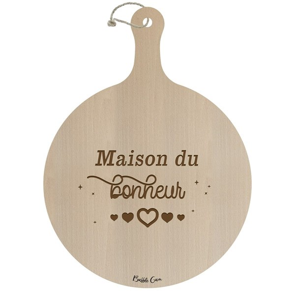 planche-a-decouper-ronde-gravee-maison-du-bonheur
