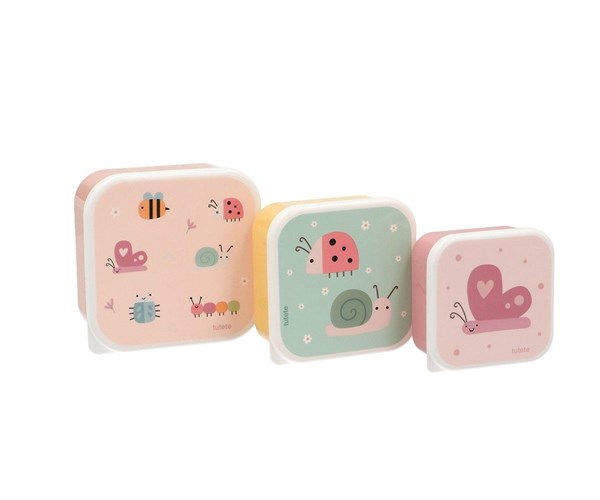 3 Boîtes à Lunch Bugs