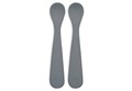Cuillères souples en silicone-2 pièces-Storm Grey 1