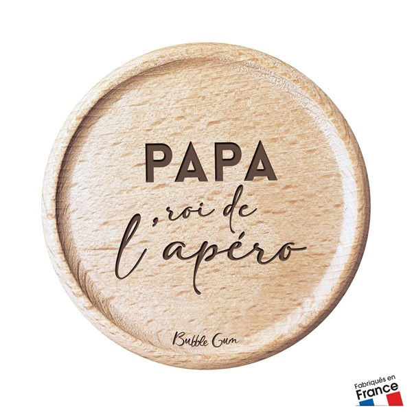 dessous-de-verre-bois-papa-le-roi-de-lapero