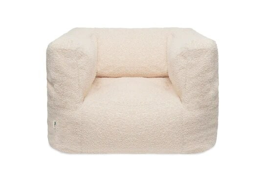 FAUTEUIL POUF ENFANT BOUCLE NATUREL