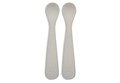 Cuillères souples en silicone-2 pièces-Nougat 1