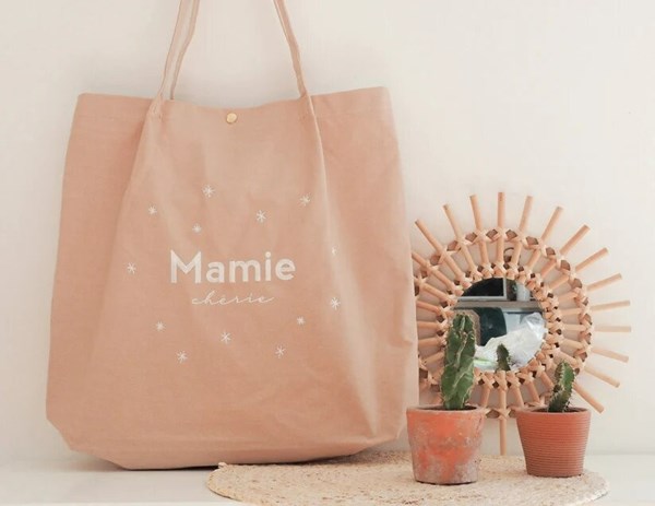 Sac en coton-Mamie chérie