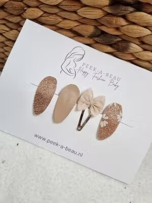Lot de pinces à cheveux-Romance ciel