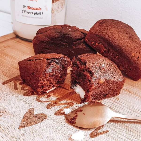 Préparation pour Brownie - double chocolats - Parrain