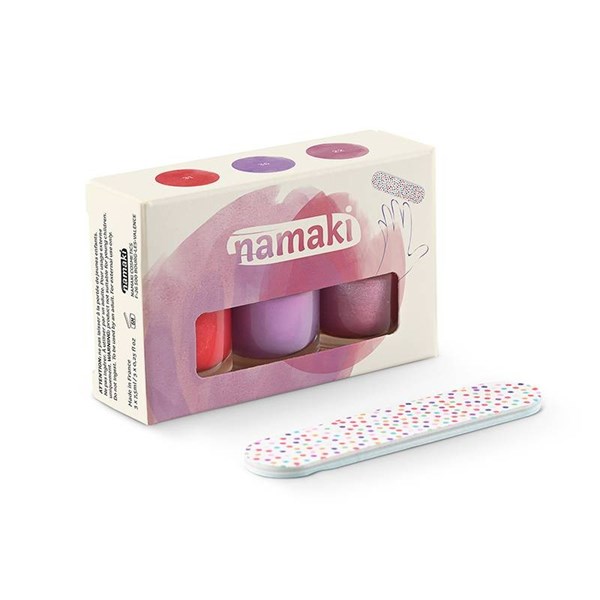 set-of-3-peelable-and-water-based-nail-polishes-morelle-cherry-mauve-pink-glitter-1-free-lime