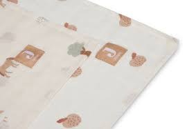 Lange gaze de Coton Large 115X115cm Farm (2pc)