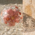 0027695_strandbal-3d-figuur-pink-flowers