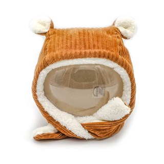 bonnet velour camel 2