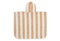 Poncho de bain Stripe Terry - Biscuit - GOTS