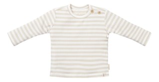 [27687801] Little Dutch T-shirt à manches longues Baby Bunny Stripe Sand (50)