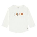 T-shirt anti-UV manches longues enfants - Lune, blanc