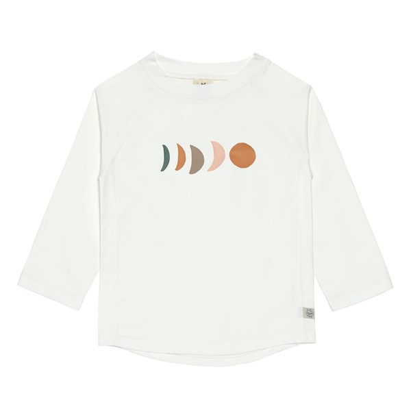 T-shirt anti-UV manches longues enfants - Lune, blanc