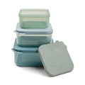 Coffret goûter 3 pcs - amis cerfs - bleu 2