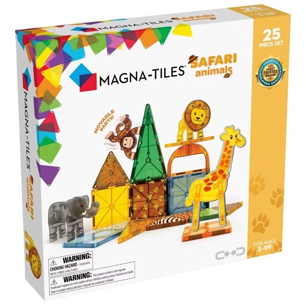 20925 MagnaTiles Safari Animaux 25 pièces