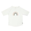 T-shirt anti-UV manches courtes enfants - Arc en ciel, blanc