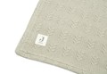 Couverture Berceau 75x100 cm Grain knit - Vert Olive Velours 2