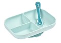 Set repas silicone avec ventouse - Blue 1