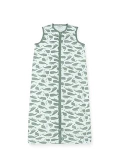 Gigoteuse gaze de coton 110 cm - Baleine ash green 1