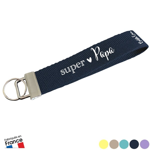 porte-cles-coton-super-papa