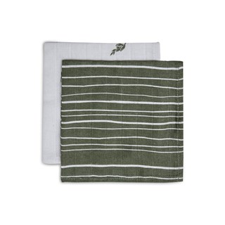 serviette-gaze-de-coton-stripe-olive-leaf-green-gots-2p-jollein_OA