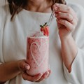 Coeur de verre à boire haut
