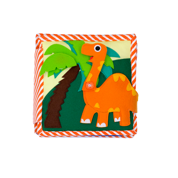 Amis des dinosaures – Mini livre tranquille de 6 pages
