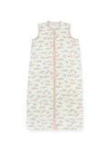 Gigoteuse gaze de coton 110 cm - Baleine rose pâle 2