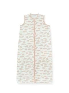 Gigoteuse gaze de coton 110 cm - Baleine rose pâle 2