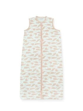 Gigoteuse gaze de coton 110 cm - Baleine rose pâle 2