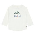 T-shirt anti-UV manches longues enfants - Palmiers, blanc