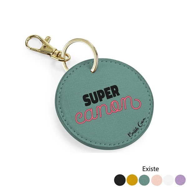 porte-cles-rond-simili-super-canon
