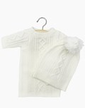 Ensemble tricot Sophia écru