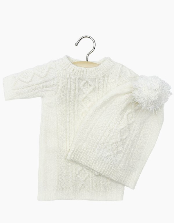 Ensemble tricot Sophia écru