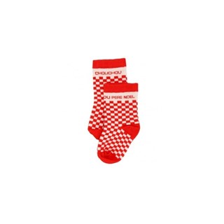 chaussettes-bambou-damier-rouge-6-18m-chouchou-du-pere-noel