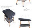 Table à langer Evolux - Anthracite Naturel