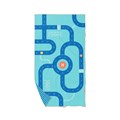 174141 PlayTowel L 180 x 100 Road 0