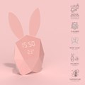 MOB Réveil lapin clock connect pink 2