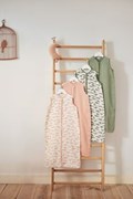 Gigoteuse gaze de coton 110 cm - Baleine ash green 3