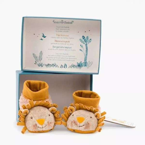 Chaussons lion - Sous mon baobab 1