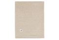 COUVERTURE BERCEAU VELOURS PURE KNIT - NOUGAT - GOTS 1