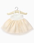 Tutu Rosella écru et tulle pêche