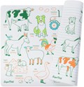 Kit set en silicone pédagogique les animaux de la ferme-bilingue 3