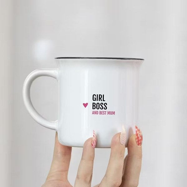 Mug Girl boss and best mum - Céramique