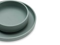 Coffret repas bébé en silicone-Vert cendré