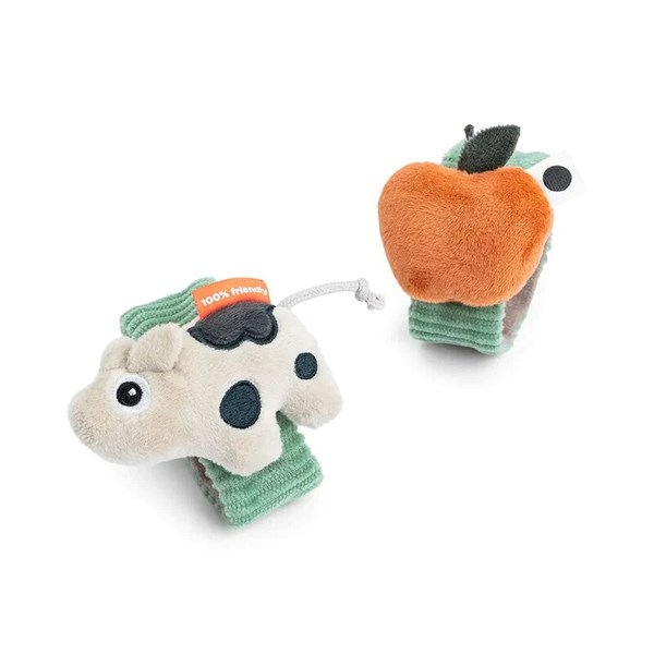 Wrist-rattle-set-2-pack-Dotti-Green-Front-PS